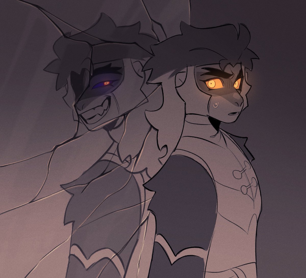 Reflection

or something idk djfdh
i just wanted to draw these two together again :)