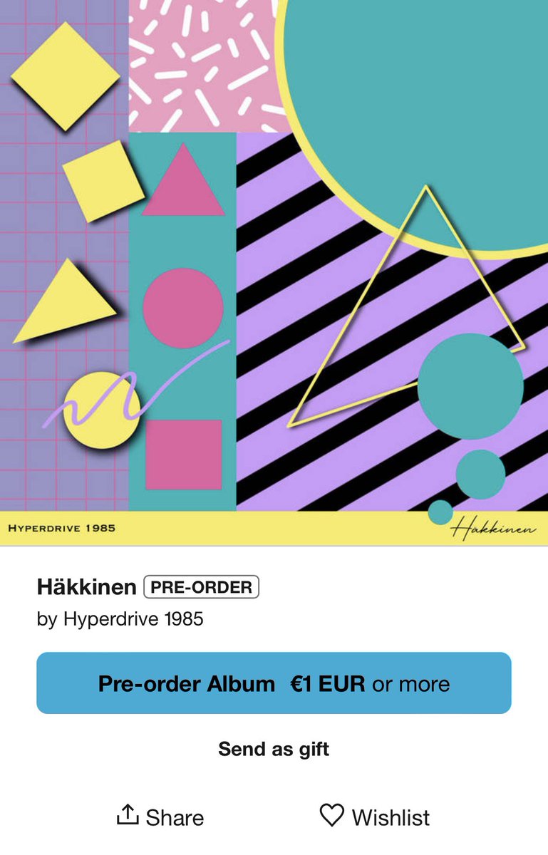 This friday on #bandcamp
⬇️
hyperdrive1985.bandcamp.com/album/h-kkinen

#synthwave #retrowave