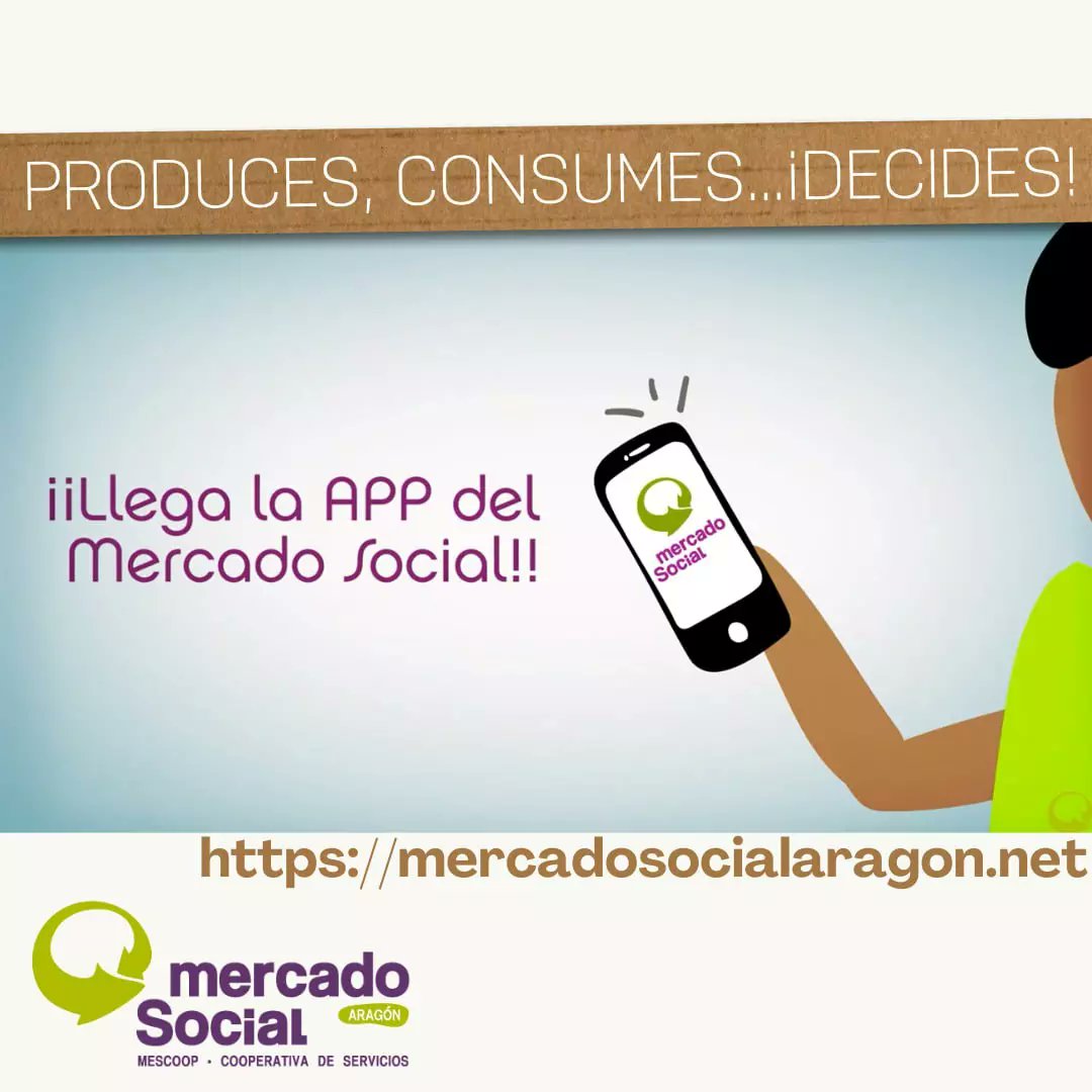 📻Hoy hemos estado en directo en la SER con David Marqueta presentando nuestra nueva App de la Economía Social y Solidaria para un consumo consciente 📱💜💚 ¿Te unes? mercadosocialaragon.net/nueva-app-la-e…