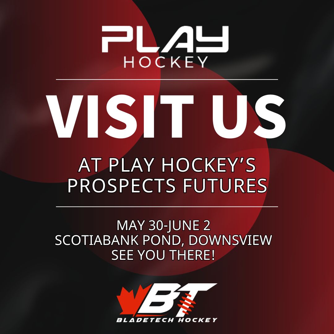 BLADETECHHOCKEY's tweet image. Come see Team Bladetech at Play Hockey&apos;s Prospects Futures Event this weekend!

#teambladetech #speedisourbusinsss #nhl #hockeytraining #icehockey #hockey #bardown #hockeyplayer #timbitshockey #hockeyfamily #menshockey #spittinchiclets #stanleycup #hockeyfan #NHLPlays