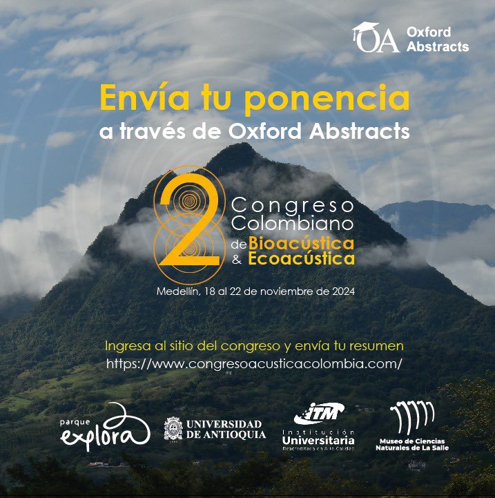 2 Congreso Colombiano de Bioacústica y Ecoacústica tweet media