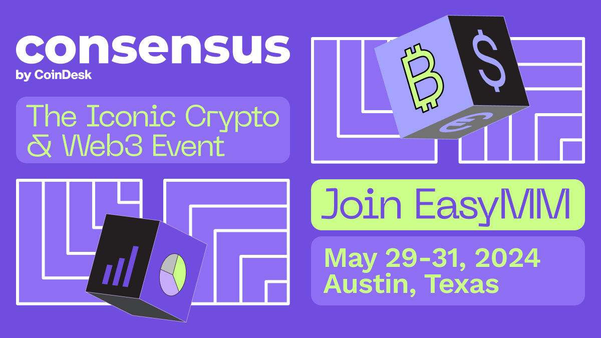 EasyMM_official's tweet photo. 📣 We're stoked to be part of @consensus2024 in Austin from May 29-31! 

The world's largest #crypto & #Web3 gathering is where the industry's biggest players converge. 

📩 If you'll be there, let's connect! DM our Head of Sales @daniilkozin to meet the #EasyMM team. 

See you in Texas! 👋 #Consensus2024