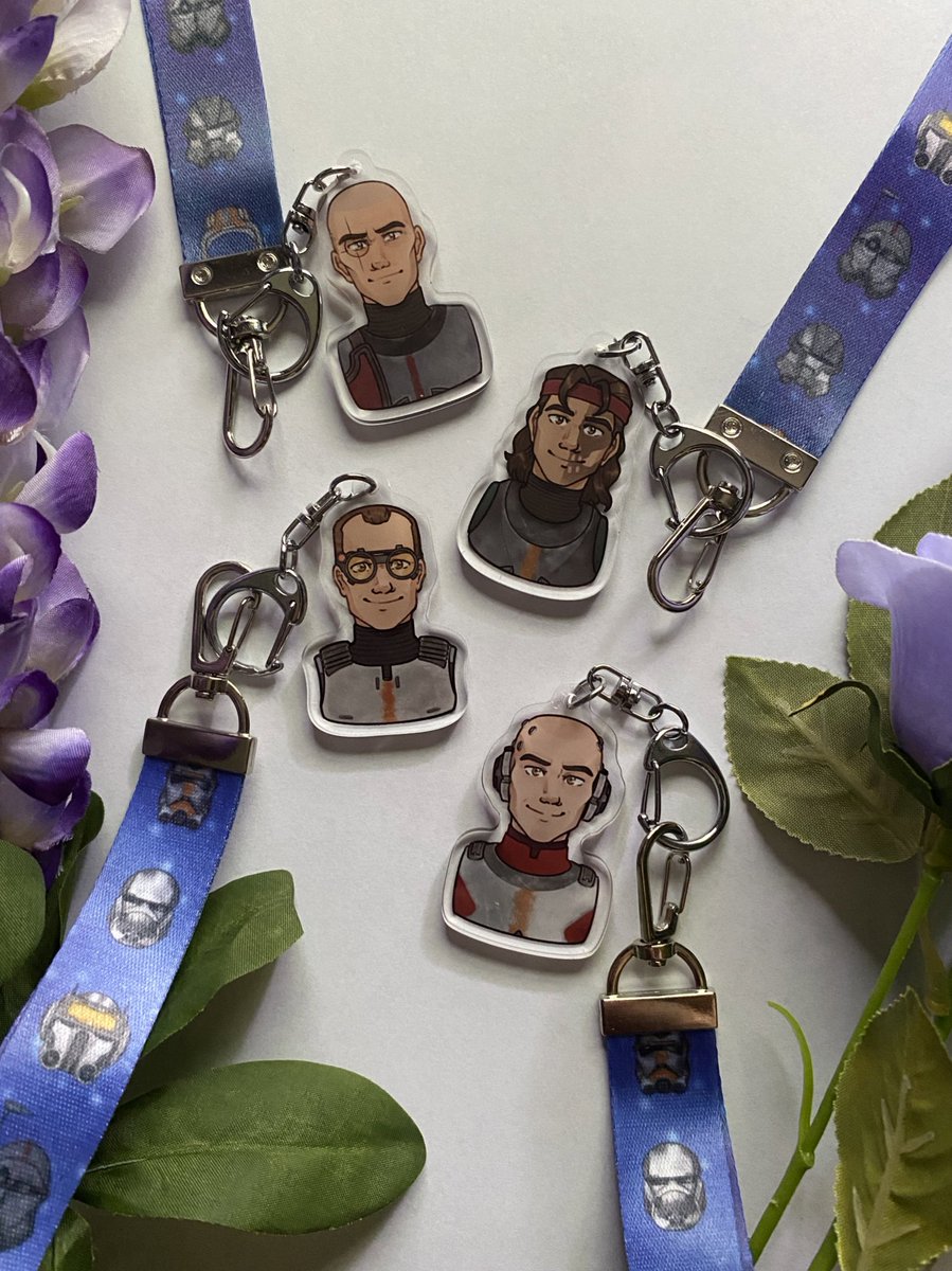 🗓️ Bad Batch Connector Restock!! 🗓️
Mark your calendars for May 31st! The Bad Batch Connector Keychains are back again! I’ll have 2 bundles available this time! Helmet Lanyards are also back, along with a few new options for these Lanyards!
#TheBadBatch #StarWars