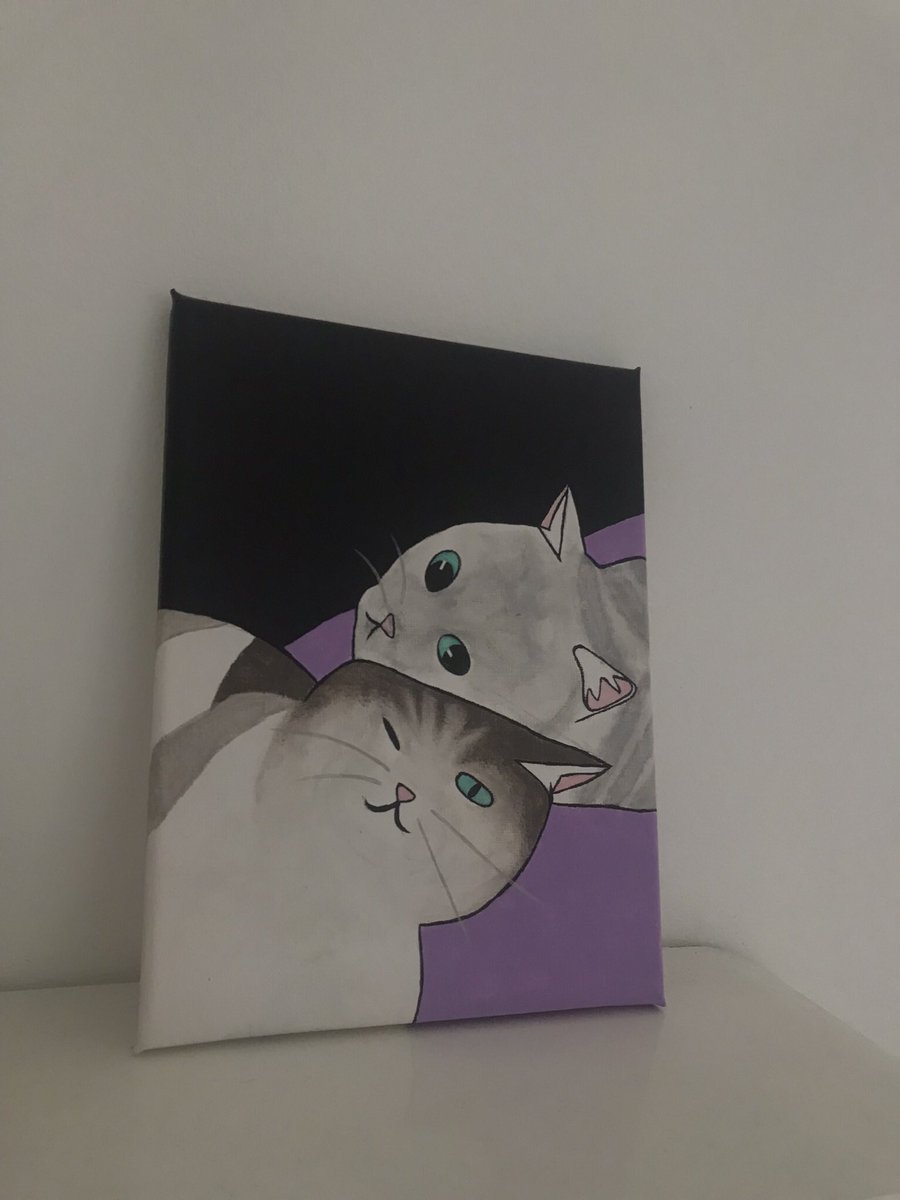 Kolejne obrazki. Dwa kotki🐈 dla właścicielki <a href="/dziecinka_/">dziecinka</a> i bober🦦 dla <a href="/37_bober/">37Bober</a>