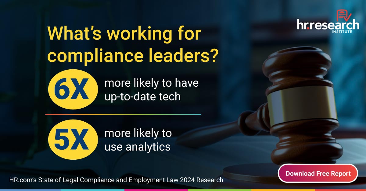 Hmm…Could these be the secrets to compliance success? Download the free research report for more HR insights and practical takeaways to help improve your compliance processes.  #HRResearchInstitute #Compliance #EmploymentLaw
okt.to/7hgLlz