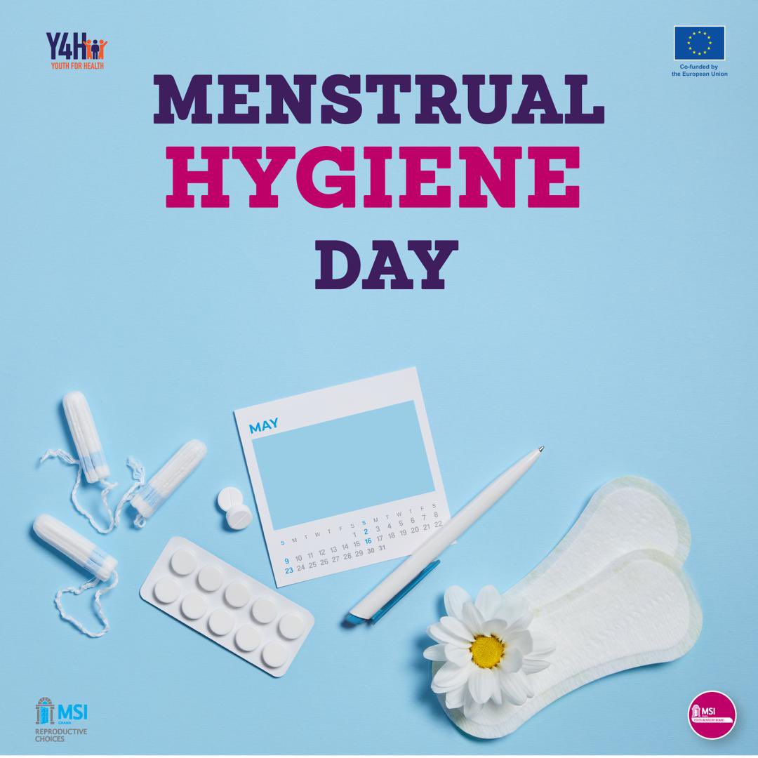 MSIGYouth's tweet photo. Happy Menstrual Hygiene Day 2024! 🩸 Let's celebrate progress, break taboos, and empower everyone to embrace their menstrual health journey with pride. 

Let’s shape a #PeriodFriendlyWorld where periods are celebrated and supported worldwide! #MHD2024 #Y4H https://t.co/52gx5BuENh