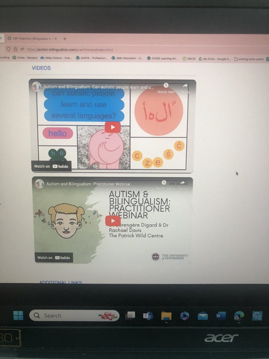 So excited by the autism and bilingualism hub. autism-bilingualism.com. What a fabulous resource with tonnes of info. Can’t wait to share it. Thank you! @BerengereDigard and team