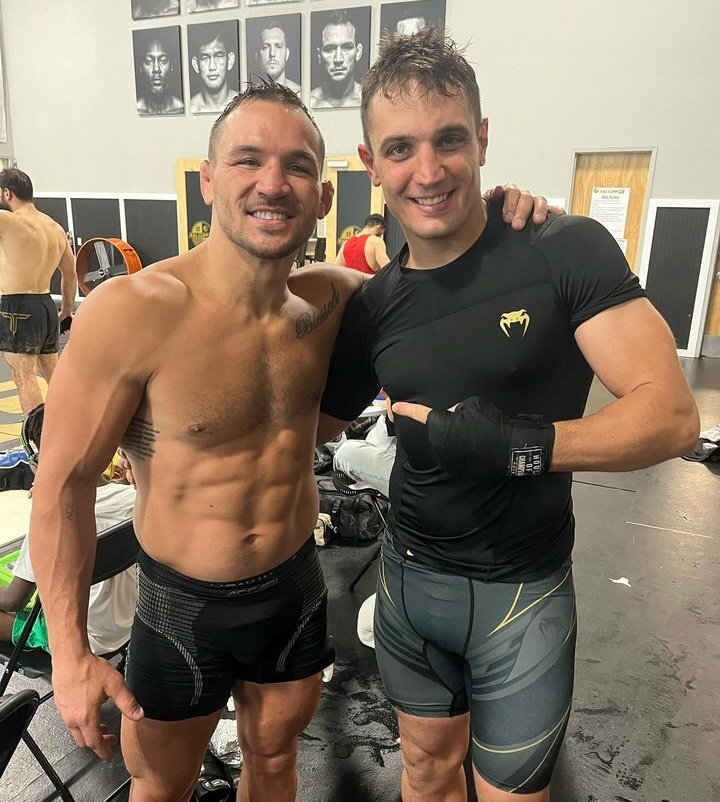 🇪🇦Michel Martínez junto a Michael Chandler en el Kill Cliff FC #UFC303 #MMASpain