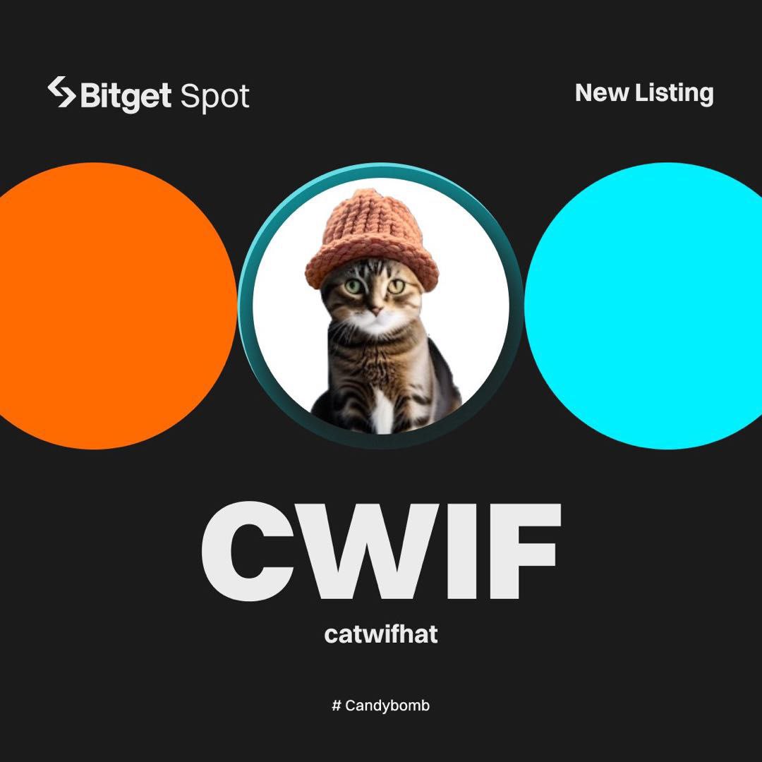#NewListingALERT🚨

@Bitgetafrica is thrilled to announce that catwifhat (CWIF) will be listed on #Bitget in the Innovation and Meme Zone.

Come and grab a share of $80,000 Worth of $CWIF

⏰Deposit Available: Opened

⏰Trading Available: 29 May 2024, 11:00 (UTC)

⏰Withdrawal