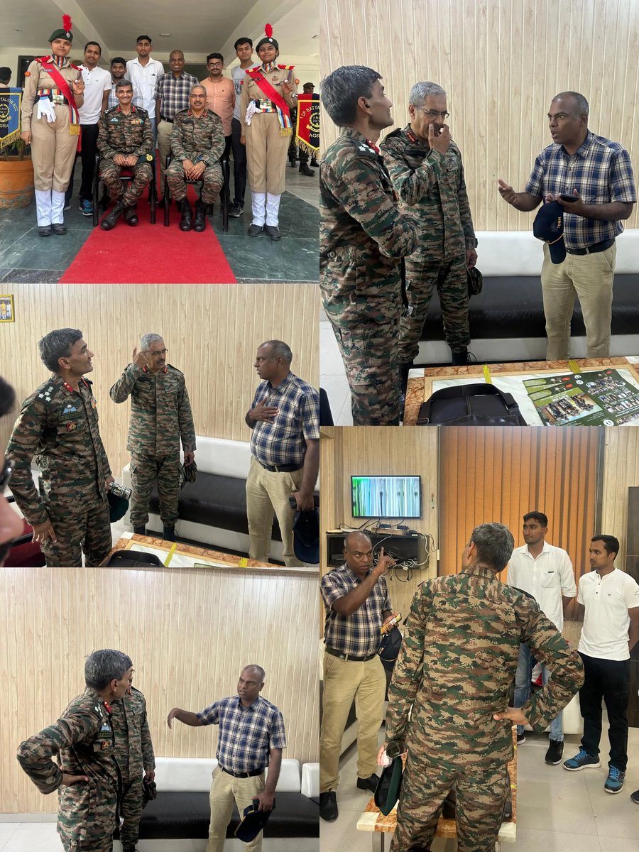 gapsssb's tweet photo. Wonderful interaction with the Brig N S CHAARAG commander agra ncc, discussing the future of ncc cadets. Thanks to CO Col Mahendra Rohil sir for giving me this opportunity. 

@ncc_all_india_friends
@imawithloveofficial
@dg_ncc
#ssb
#nda
#ima
#ncc 
#gapsssb https://t.co/j1D8gGYJzo