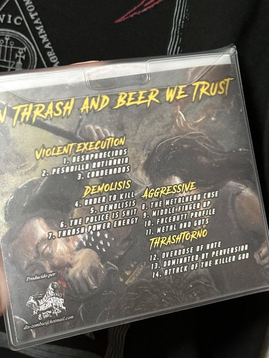 shishineko44225's tweet photo. #今日のヘヴィメタル盤💿
#VIOLENTEXECUTION🇦🇷
#DEMOLISIS🇪🇨
#AGGRESSIVE🇨🇴
#THRASHTORNO🇵🇪
#INTHRASHANDBEERWETRUST
#split V.A. #compilation
#THRASHMETAL https://t.co/xGe9ksLkow