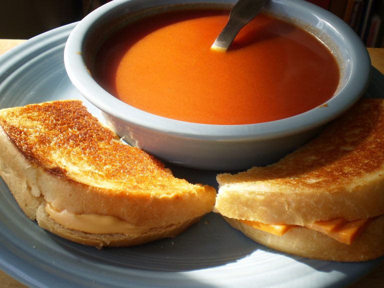 Did you like having grilled cheese sandwiches and tomato soup as a kid?