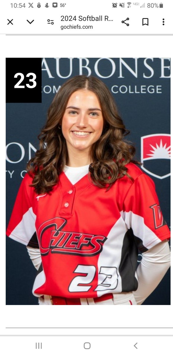 Congrats to Morgan Smardo on being named to the NFCA NJCAA D2 Midwest Region 1st team All Region team. The coaches from the Midwest Region vote on this award. Very well deserved!!!
@WaubonseeChiefs @WCCchiefsSB