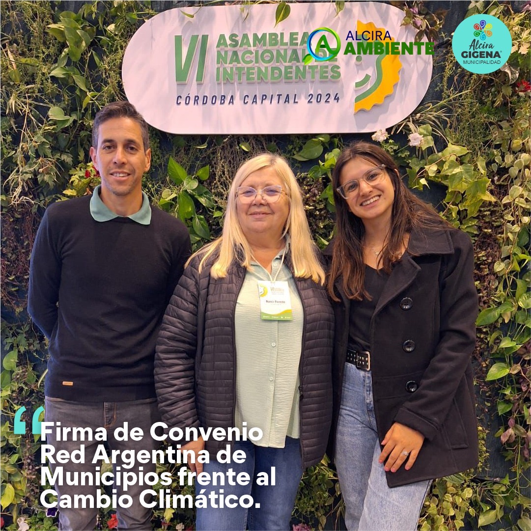 MunicAlcira's tweet photo. 🌍 ALCIRA SE UNE A LA RED ARGENTINA DE MUNICIPIOS FRENTE AL CAMBIO CLIMÁTICO 🌍

📜 El ejecutivo municipal realizó la firma del convenio por medio de la autorización del legislativo tras haber presentado el proyecto de ordenanza. ¡Un gran paso para nuestro pueblo! https://t.co/0Q9vtiwd1w