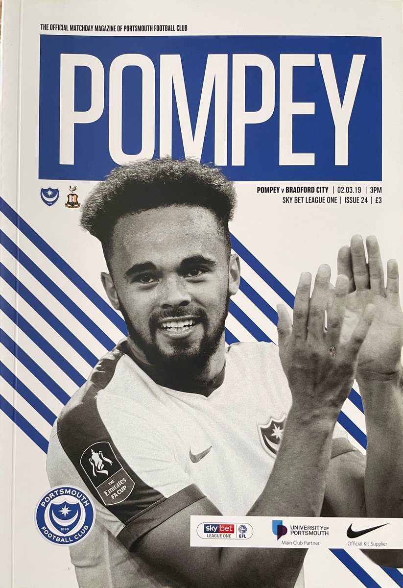 League One. 2 March 2019.
@Pompey 5 v 1 @officialbantams 
Att. 17,657

#Pompey #bcafc