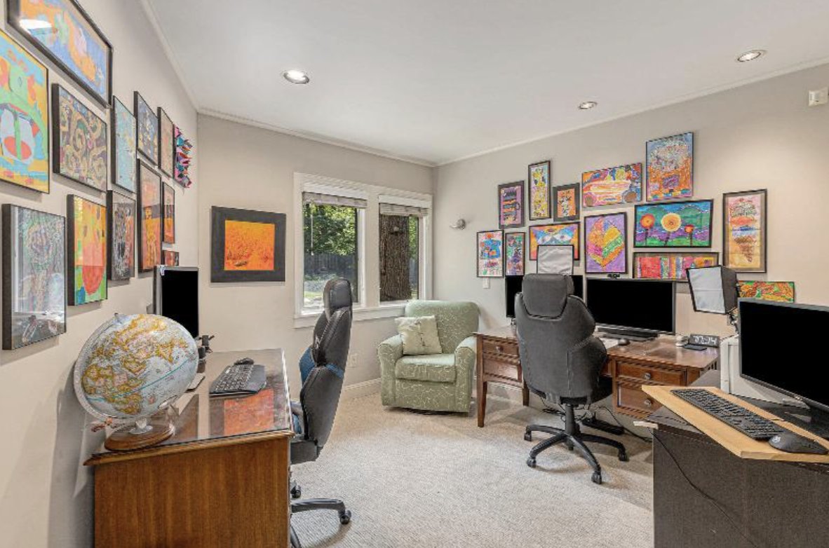 When you come across a house listing online and one of the photos shows your student's artwork framed from all their time in your art class. ❤️🥰 @A2schools #aapscreates #arteducation