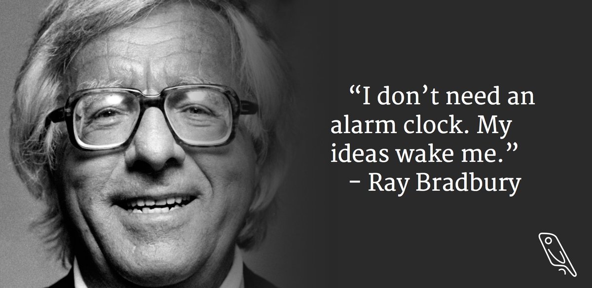 Writer's Inspirational Quote by Ray Bradbury