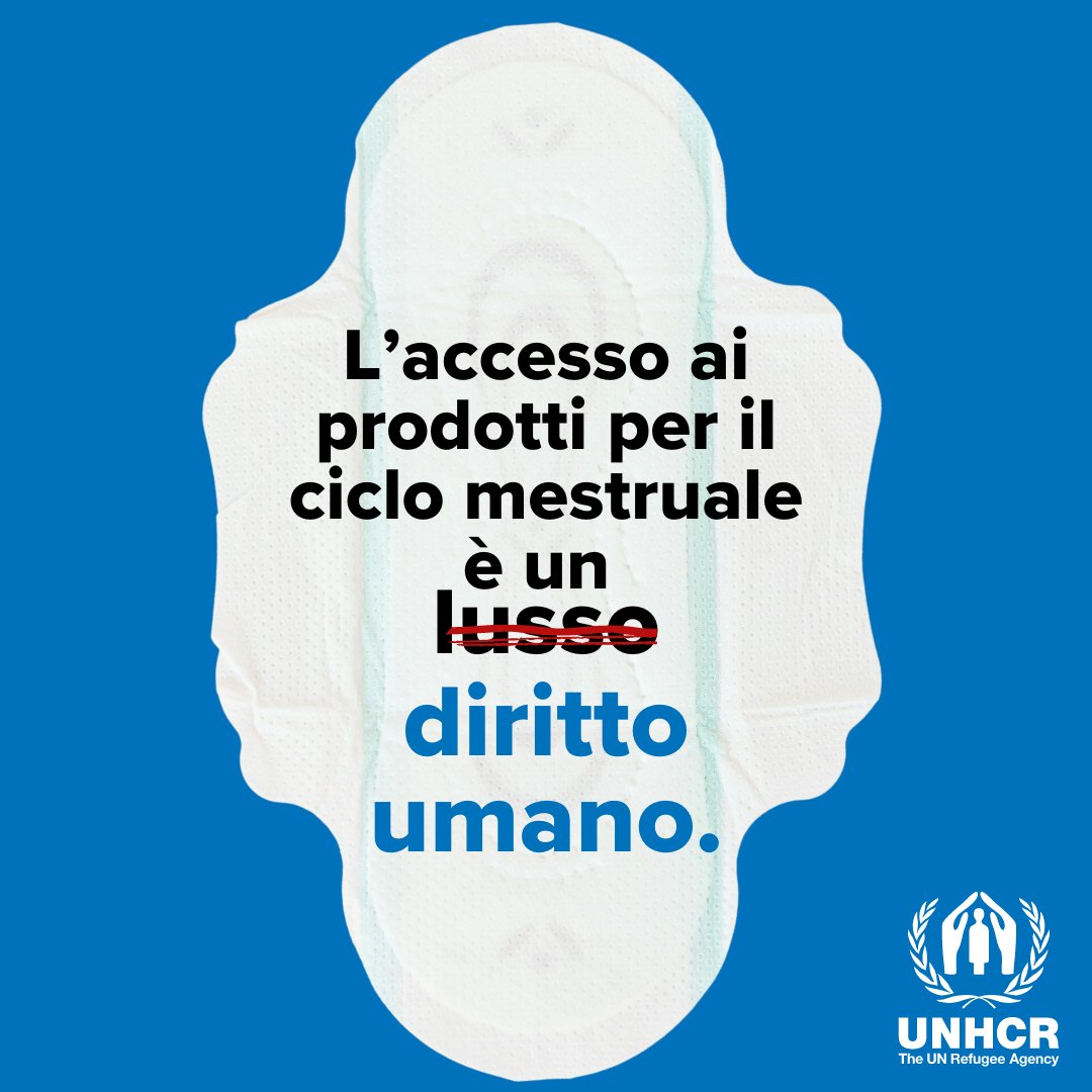 Le esigenze legate alla salute mestruale 🩸🩸🩸 delle rifugiate non possono essere dimenticate nelle emergenze!!! #withrefugees #MenstrualHygieneDay #28maggio