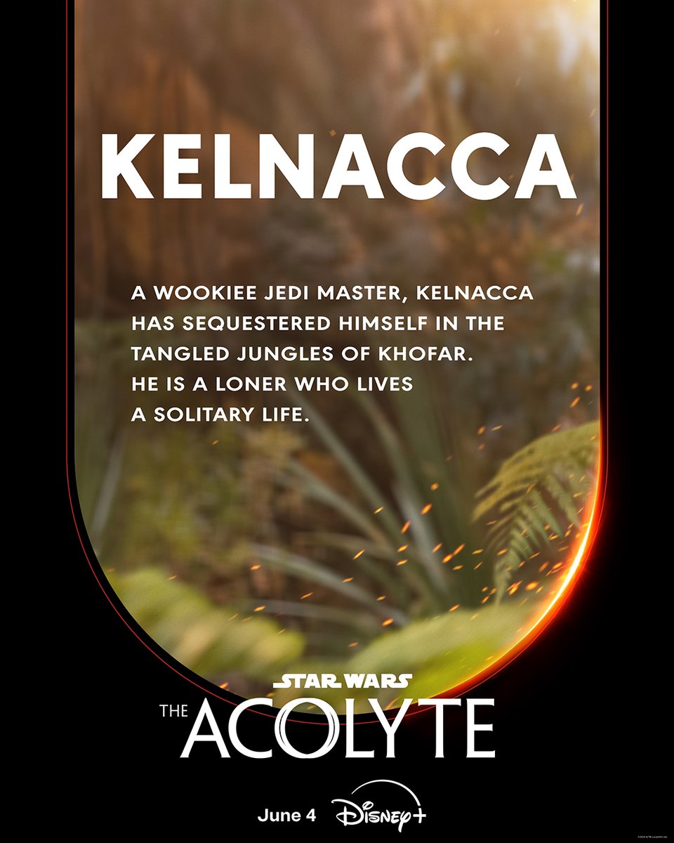 See Kelnacca in the two-episode premiere #TheAcolyte streaming June 4 on @DisneyPlus.