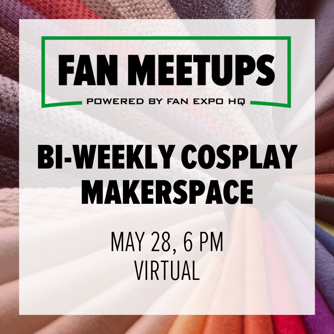 It's time for the Bi-Weekly Cosplay MakerSpace! Working on cosplays, props, or kitbashing? Want to chat with other people interested in cosplay and fandom? RSVP for tonight's session: spr.ly/6017epSkl

#MEGACONOrlando #MEGACONOrlando2025 #FANMEETUP #Cosplay #FANEXPO