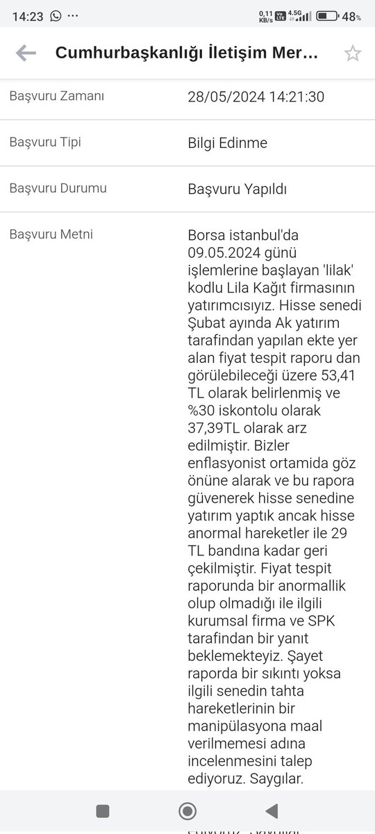 #astor #kontr #gesan #cwene #smrtg #yeotk #sayas #brlsm #taten #gwind #bist #alfas #eupwr

#LILAK #lilak
Hisseye trade amaçlı girmiştim. Ama yapılanları gördükçe kayıtsız kalamadım küçük yatırımcı resmen doğranıyor bu hissede. Gerekli başvurular yapıldı sonucu burdan paylaşırım.