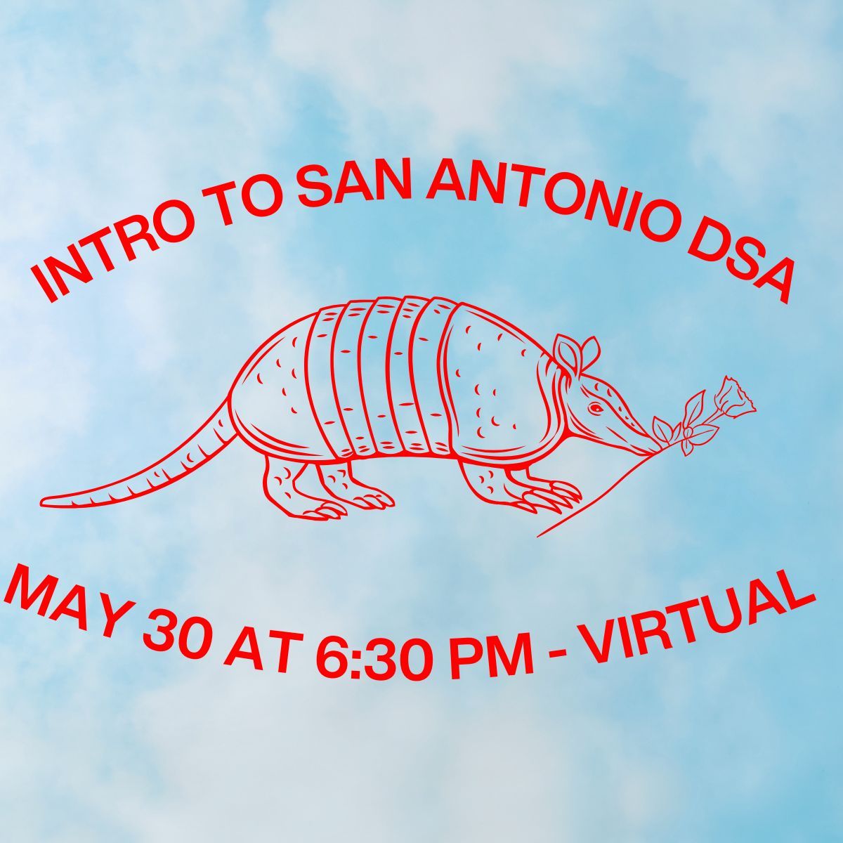 Are you a new or prospective member of San Antonio DSA? Join us this Thursday, May 30th, at 6:30 PM for a short presentation and discussion about what the chapter is up to and how you can get involved! RSVP to get the meeting link: actionnetwork.org/events/intro-t…