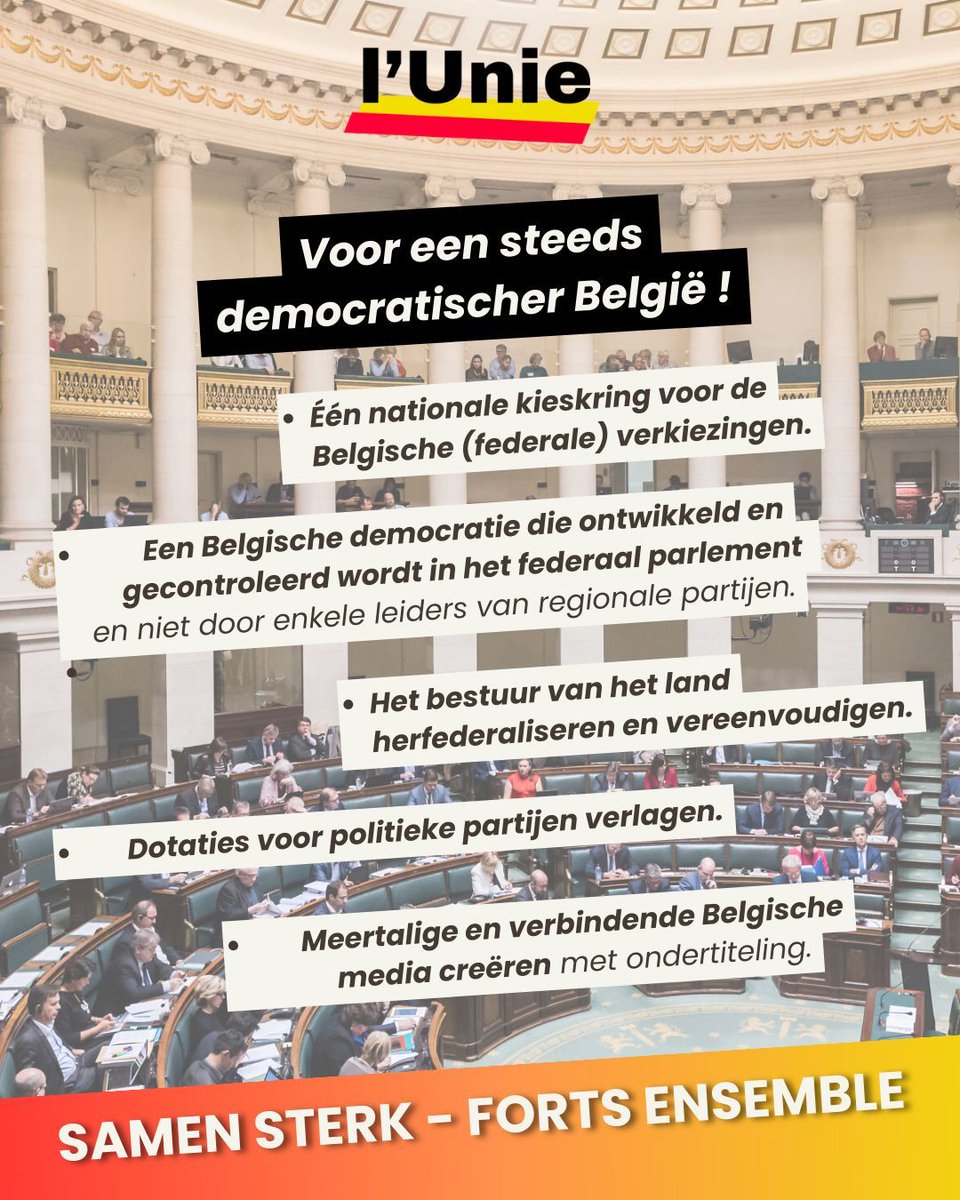 LUnieBE's tweet photo. Omdat democratie de kern van ons programma is ! Stem l'Unie op 9 juni !
-----
Parce que la démocratie est au cœur de notre programme ! Votez l'Unie le 9 juin ! https://t.co/EK8QnifYg0
