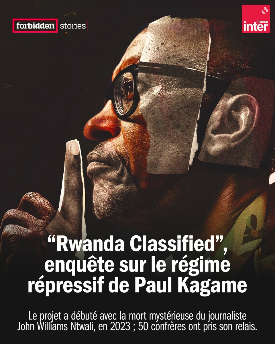 🔴 #Rwanda : complots d’assassinats, guerre secrète… Découvrez la face cachée du régime dirigé par Paul Kagame. ➡️ l.franceinter.fr/D66 #RwandaClassified : 50 journalistes, 17 médias dont Radio France via @FredMetzo, de la Cellule @InvestigationRF.