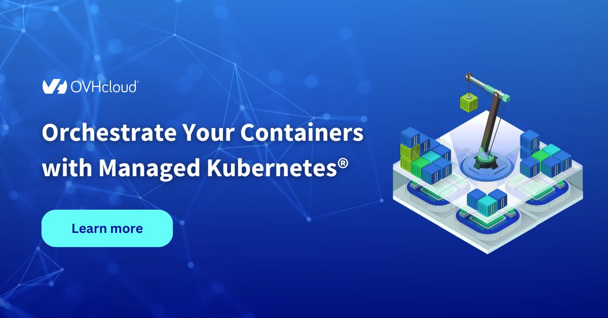 Our Managed Kubernetes® solution is powered by OVHcloud's Public Cloud instances. You can rest assured knowing your data is safe with us.  We offer anti-DDoS protection and are ISO/IEC 27001, 27017, 27018, and 27701 certified. Learn more: ow.ly/1WRg50ROIWf