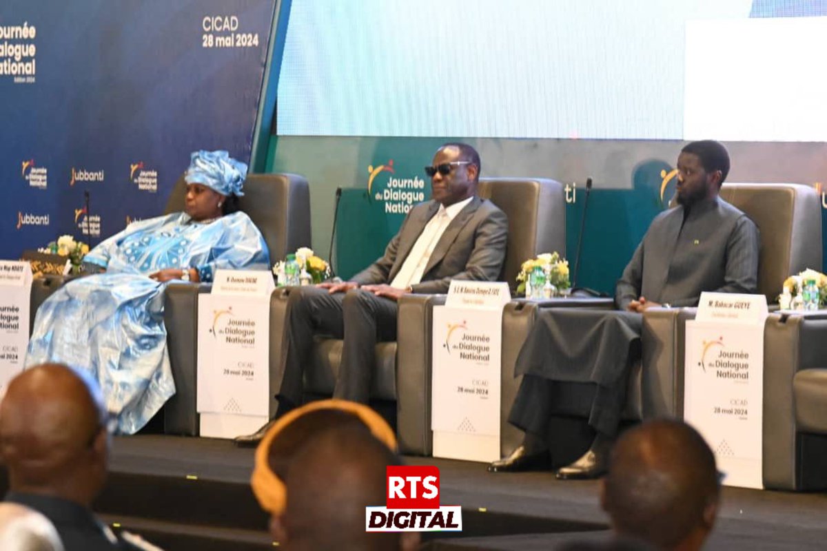 Le président Bassirou Diomaye Faye réaffirme l'importance de la concertation sur les affaires publiques rts.sn/actualite/deta…