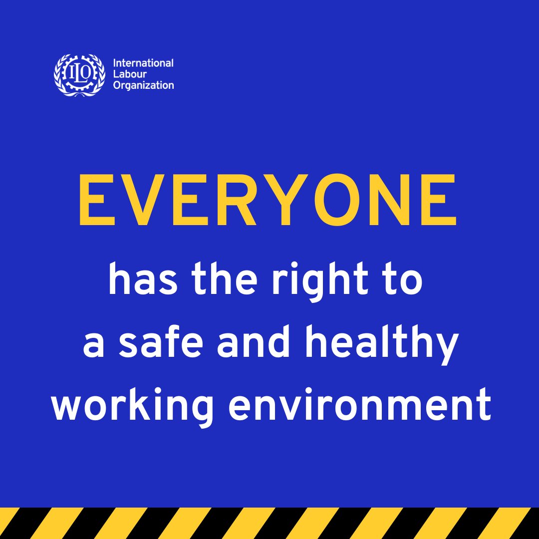 Everyone has the right to a safe and healthy working environment. At #ILC2024, the crucial issue of protection against biological hazards in the workplace will be discussed. Stay tuned.