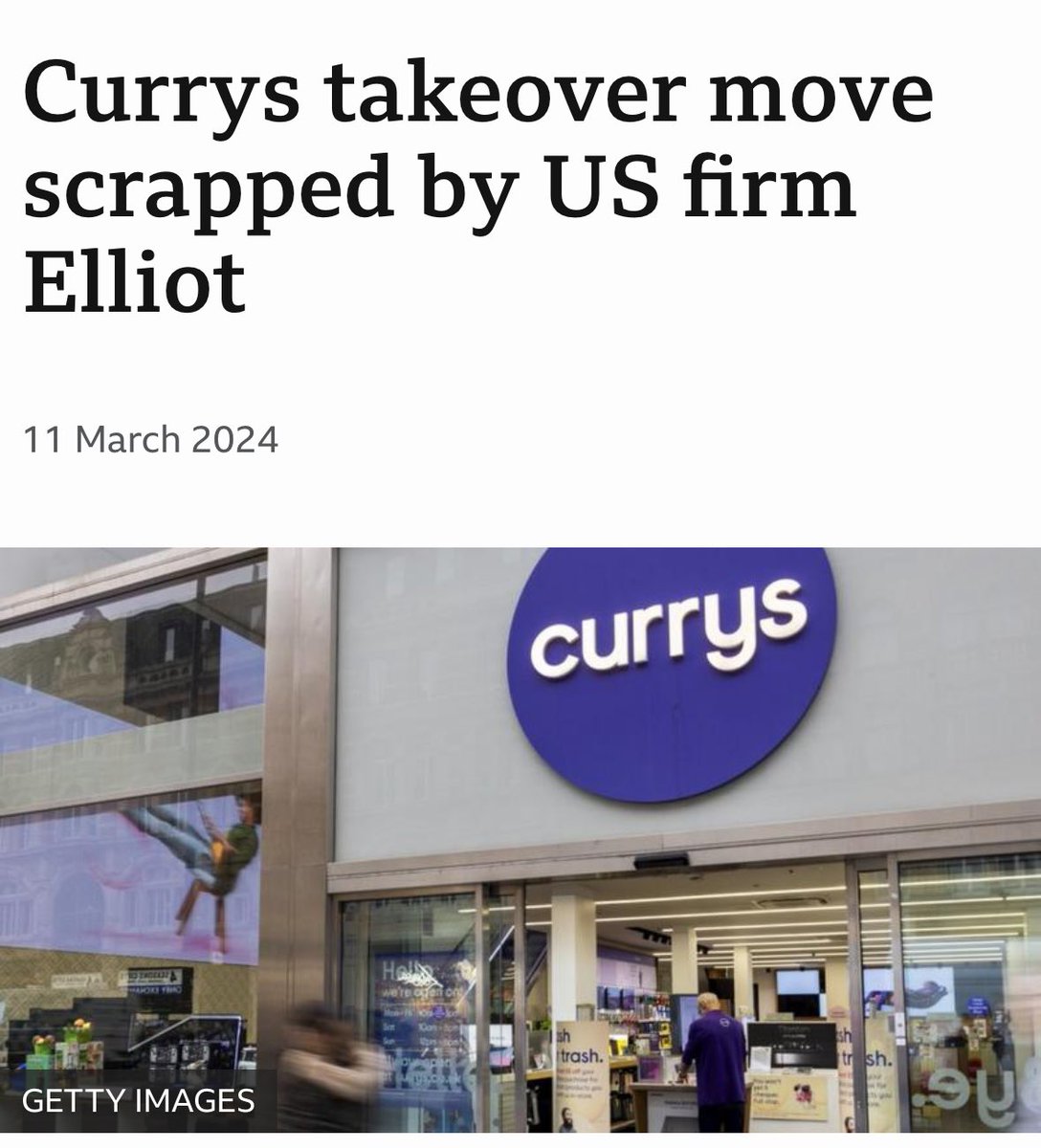 Ironic for a company who have had multiple financially difficult years in the past few decades and currently can’t find adequate investors 🥲