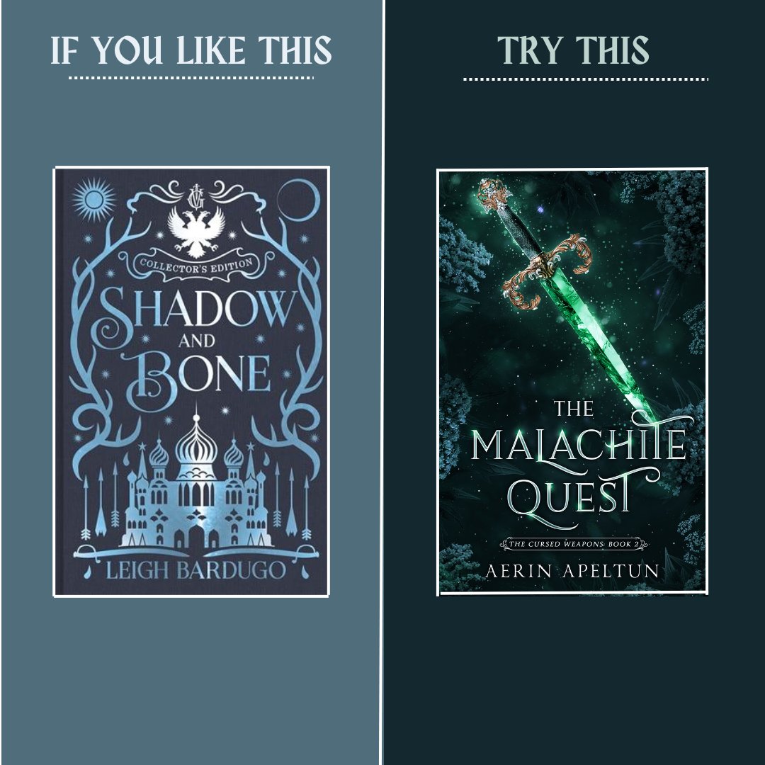 Struggling to find something new to read? Why not check out the Curse Weapons trilogy by Aerin Apeltun? 
⚔️ Fantasy
⚔️ Romance
⚔️ Action/adventure

#fantasybook #readingsuggestion #booksuggestion #books #booksbooksbooks #bookish #boolovers #highfantasy #romantasy #shadowandbone
