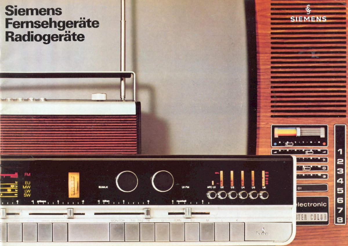 Siemens Katalog 1972.

#audiovisual #vintage