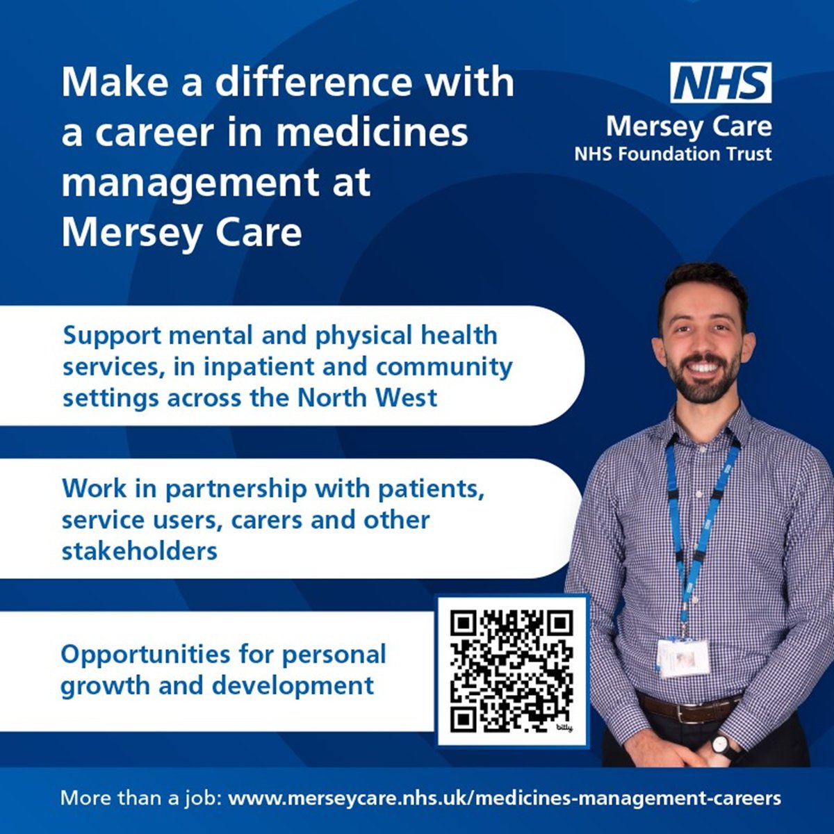 Ready for a new challenge? ⛰ Want to advance research and improve patient care? 🤗

Join our expanding clinical trials and research team! We’re seeking an enthusiastic #Pharmacist who shares our Trust values. Apply now 👇🏽

merseycare.nhs.uk/medicines-mana…

#PharmacyJobs #ClinicalResearch