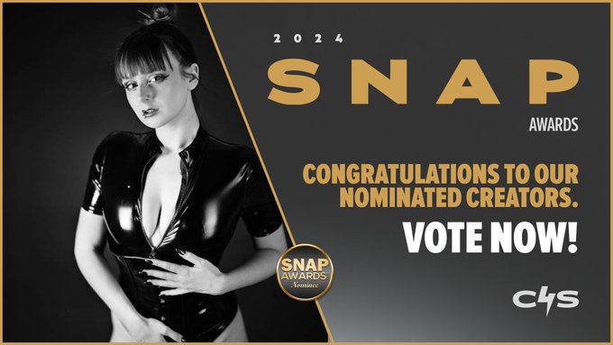 Congrats to the talented C4S creator, @princess_diss , on their Snap Awards nomination (Dominatrix Content<a class="tags" href="/tag/princess_diss">@princess_diss</a>