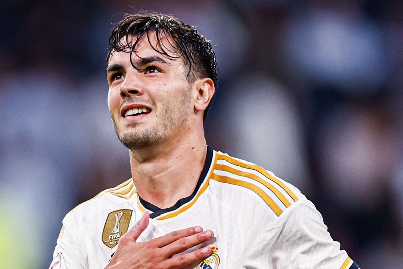 Cr7DotOne's tweet photo. 🔥 Brahim Diaz has set the field on fire for Real Madrid this season! ⚽️ 

With 14 goals &amp; 12 assists, he's been a game changer. 

As Real bags their 36th La Liga title &amp; gears up for the Champions League final, Diaz's impact is undeniable! 🏆 #RealMadrid #BrahimDiaz #LaLiga https://t.co/5XhZnrsKgd