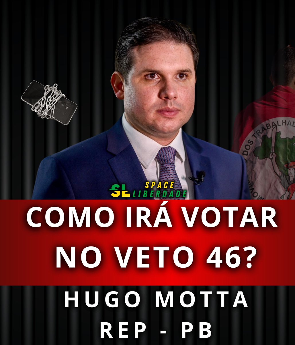 🚨URGENTE - Sr @HugoMottaPB como o Republicanos irá orientar o voto na manutenção do #VetoPL46Sim ?