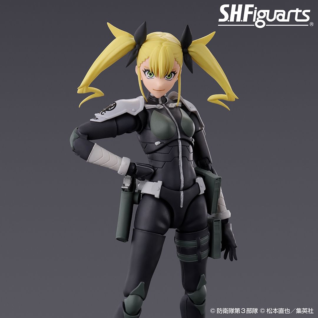 KIKORU SHINOMIYA is joining S.H.Figuarts line!!

Kikoru comes with her personal weapons as well as many other optional parts so you can recreate her dynamic fighting scene!!

More info soon!

#kikorushinomiya #kaijuno8 #shfiguarts #tamashiinations