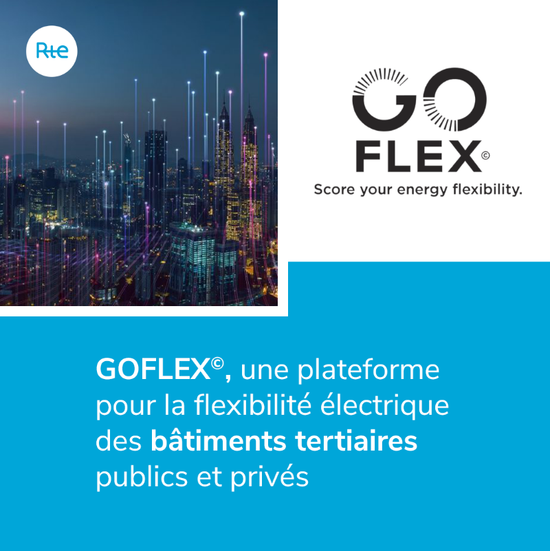 rte_france's tweet photo. RTE lance GOFLEX©, une plateforme permettant aux acteurs du tertiaire de mesurer les capacités de flexibilité électrique des bâtiments, avec @ACTEE_FNCCR, @IFPEB et @Gimelec
 
Objectif : consommer une ⚡️ - chère &amp; - carbonée tout en allégeant le réseau en périodes de pointes 👇