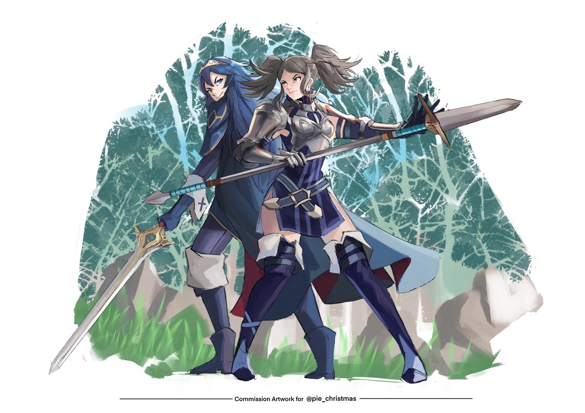 Lucina x Cynthia! With background

Enjoy!

#FireEmblem #FEH #FEHeroes