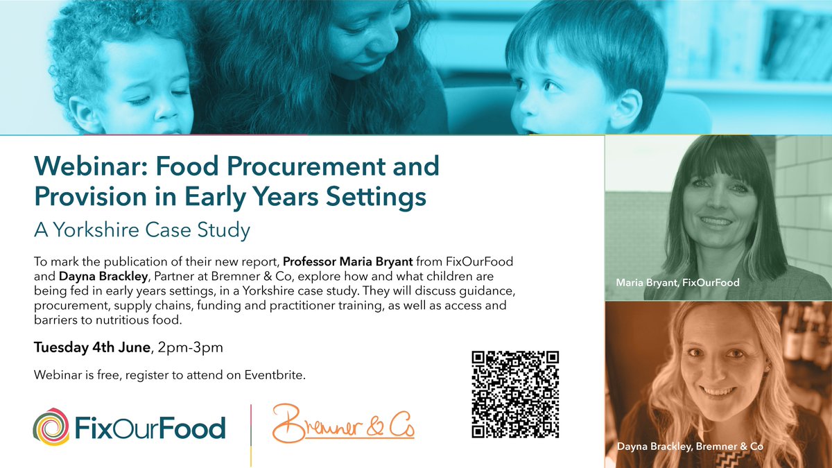 Don't forget to sign up to our webinar launching a new report on Food procurement and provision in early years settings tinyurl.com/y8a8y5b6