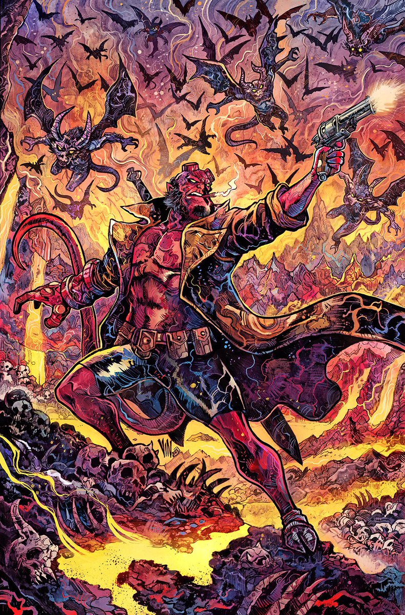 Hellboy commission, still one of my favorite commissions (of one of my favorite comic characters) so far!
#hellboy #commission #darkhorse