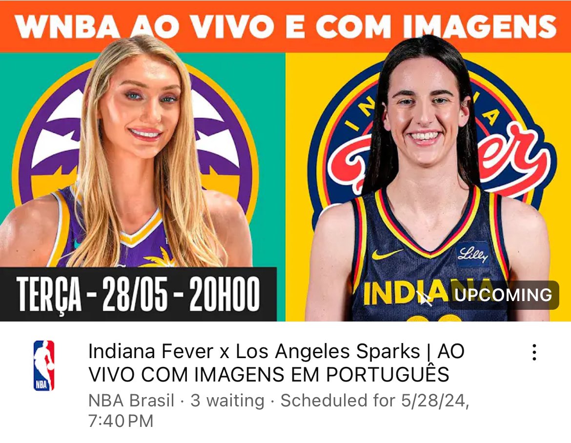 NBAdasMina's tweet photo. AGORA O CANAL DA NBA BRASIL VAI TRANSMITIR A W DE GRAÇA! 🔥

Hoje já tem um jogaço com as duas primeiras escolhas deste draft, Caitlin Clark e Cameron Brink, estrelando. É às 20h.

https://t.co/WEpDk1kosO https://t.co/rv1NfmJK9s