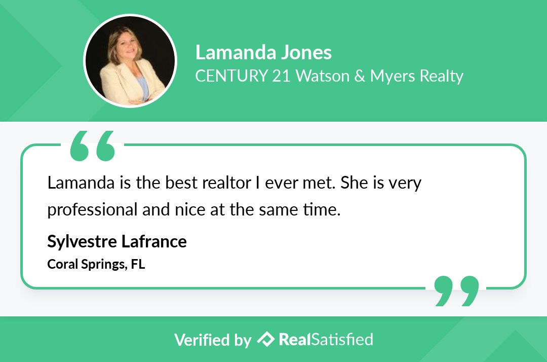 LamandaJones's tweet photo. I’m moved by the kindness of my clients.  Thank you. https://t.co/qymseaVJqC via @realsatisfied https://t.co/dwgm47qm6V