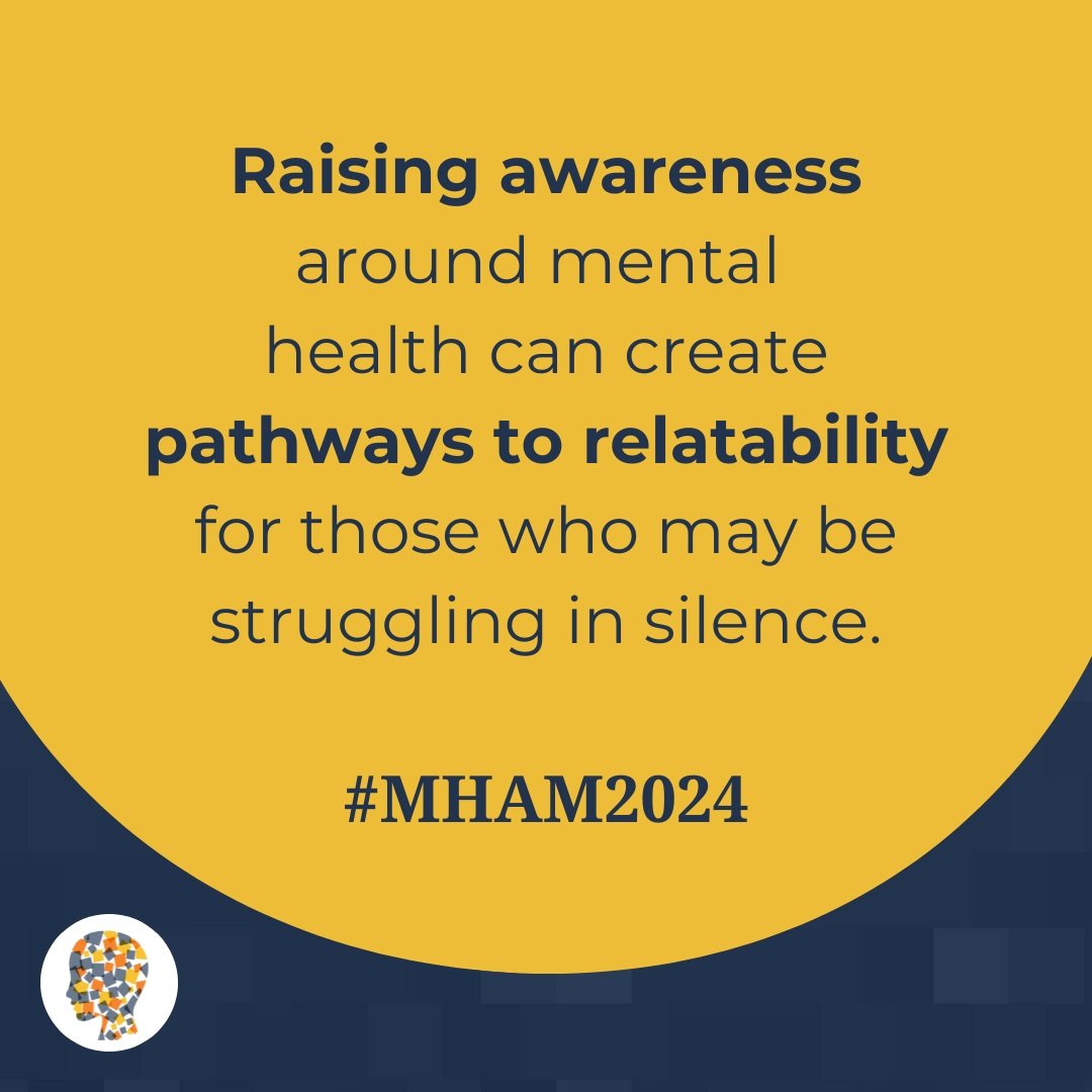 During Mental Health Awareness Month, we recognize the power of sharing experiences. Let's continue to raise awareness, foster connections and change the discourse around mental health. Read more: hubs.li/Q02yHqDT0 Your story matters. 💙 #MentalHealth #MHAM2024