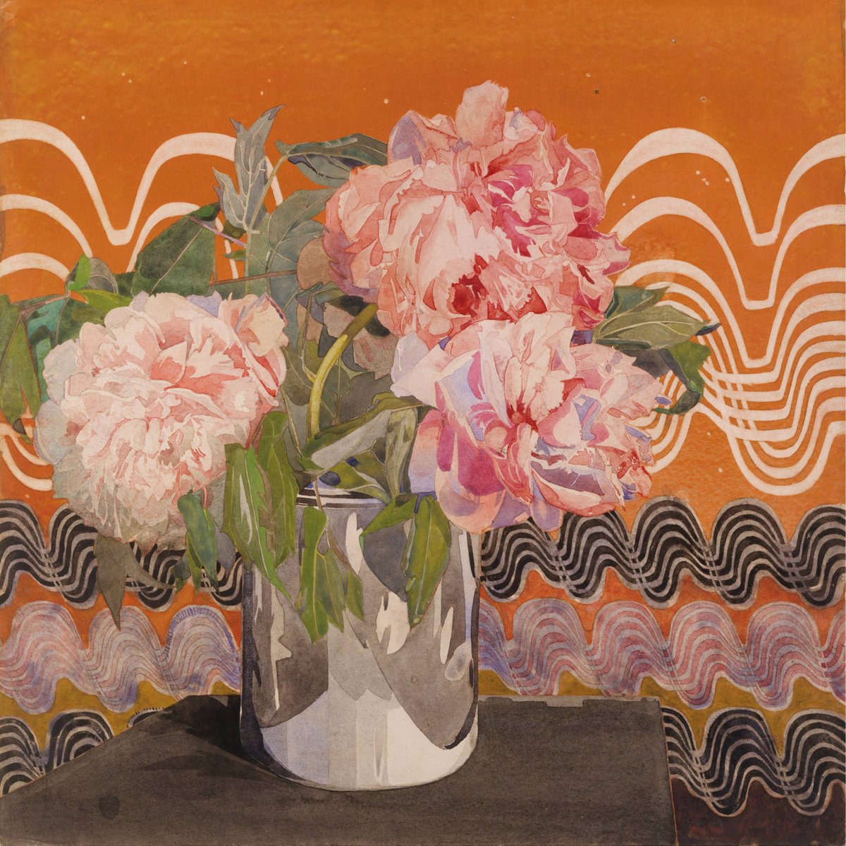 Hello gorgeous. 'Peonies'. Charles Rennie Mackintosh. c.1920. Order yours: duille.com/peonies