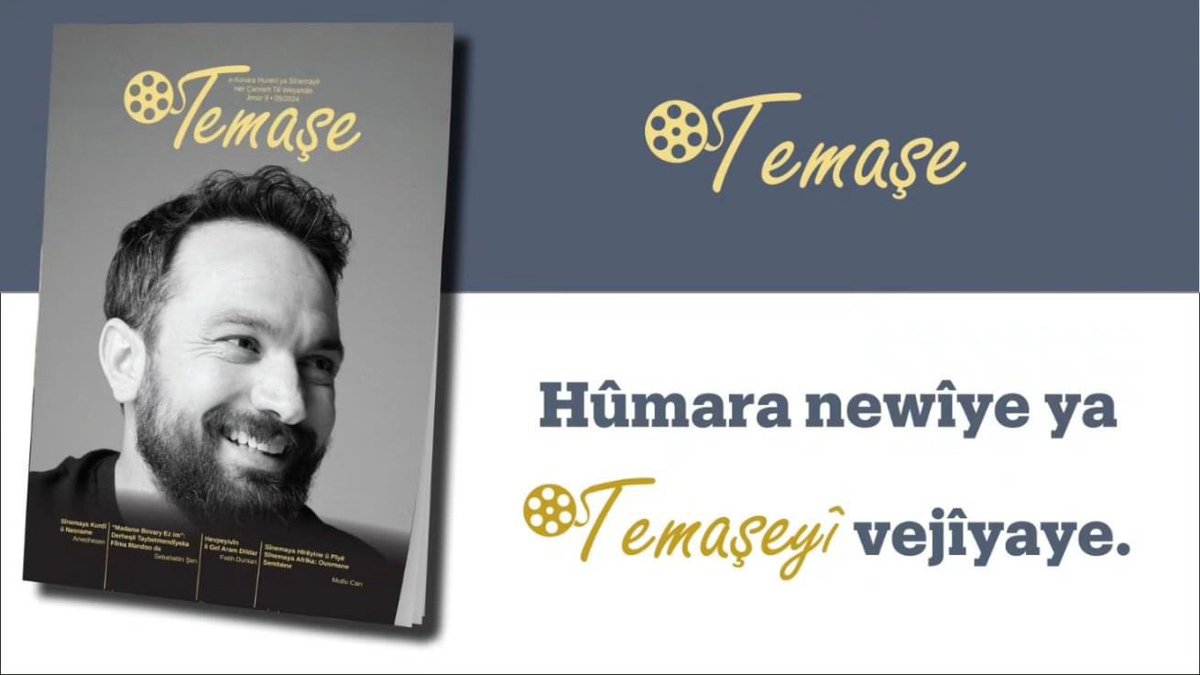 Hûmar newîye (9.) ya kovara Temaşeyî vejîyaye!/ Jimara nû ya Temaşeyê derket! <a href="/kovaratemase/">Temaşe</a> 
kovaratemase.com/temase-9-derke…