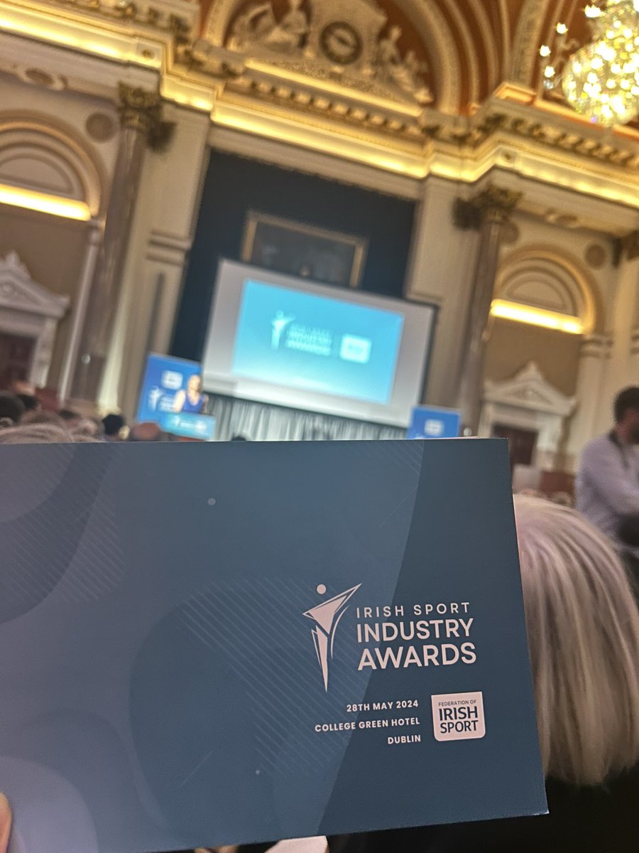 Delighted to be at the Irish Sport Industry Awards where PTSB NextGen is nominated for Best Initiative to Promote Inclusivity in Sport & Physical Sport! #ISIA24 #TheNextLevel