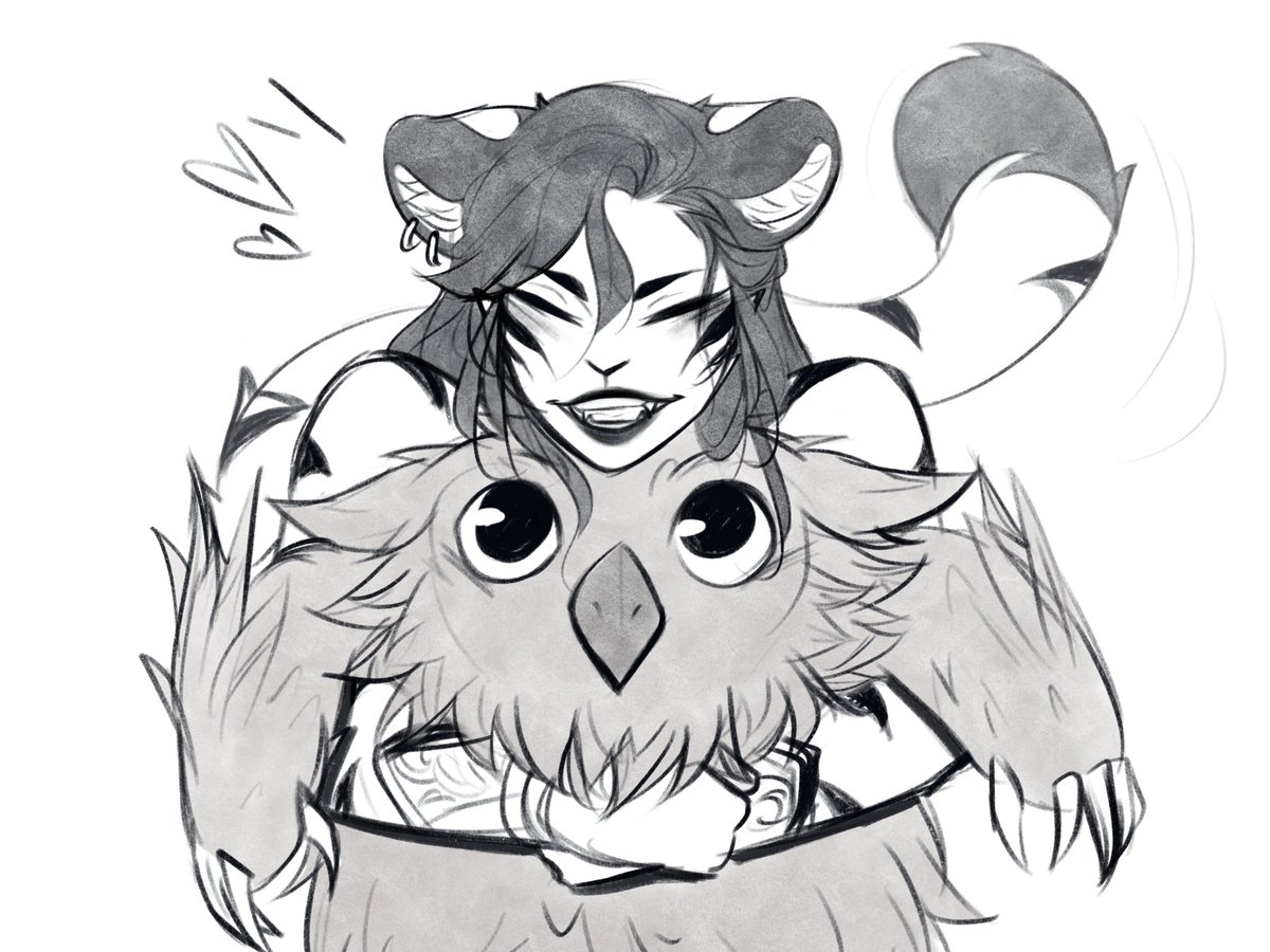 MegS_ILS's tweet photo. Some patreon request doodles♡♡

#doodles #art #requests #ttrpg #ocs #dnd #lgbtq https://t.co/rxX8ICJtim